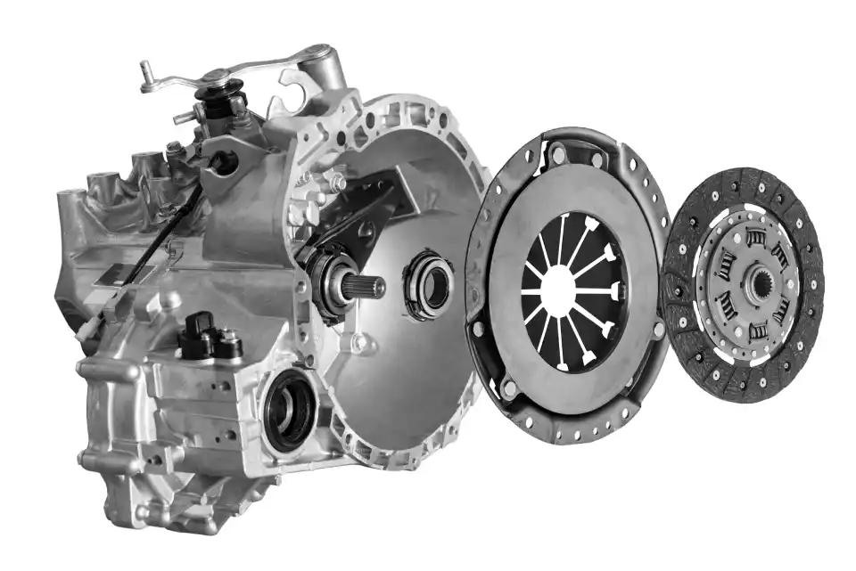 Gearbox undergoing remanufacture in the workshop